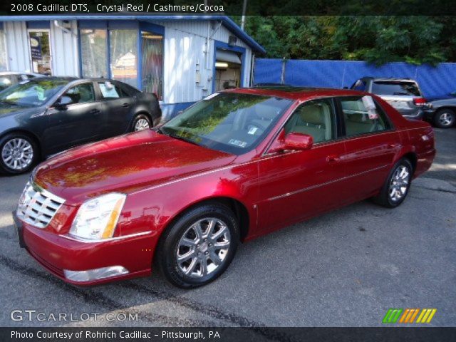 2008 Cadillac DTS  in Crystal Red