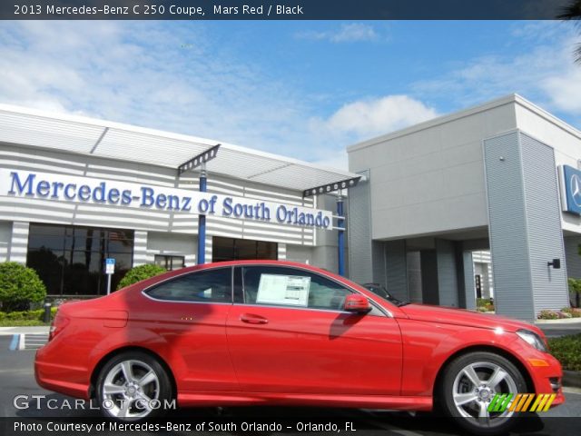 2013 Mercedes-Benz C 250 Coupe in Mars Red