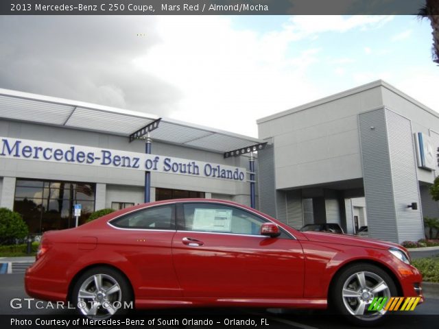 2013 Mercedes-Benz C 250 Coupe in Mars Red