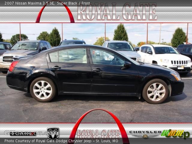 2007 Nissan Maxima 3.5 SE in Super Black