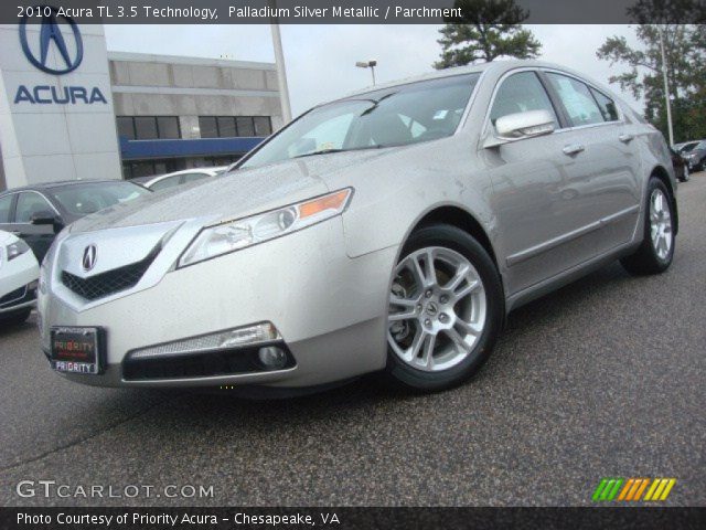 2010 Acura TL 3.5 Technology in Palladium Silver Metallic