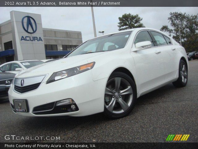 2012 Acura TL 3.5 Advance in Bellanova White Pearl