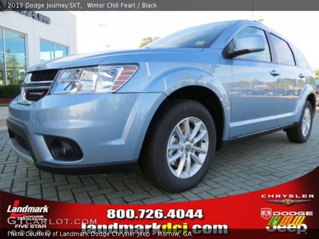2013 Dodge Journey SXT in Winter Chill Pearl