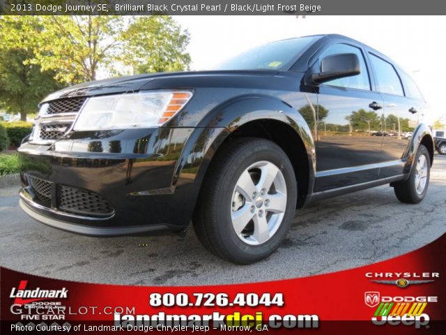 2013 Dodge Journey SE in Brilliant Black Crystal Pearl
