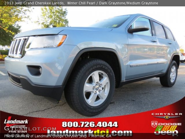 2013 Jeep Grand Cherokee Laredo in Winter Chill Pearl