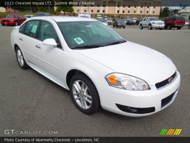 2013 Chevrolet Impala LTZ in Summit White