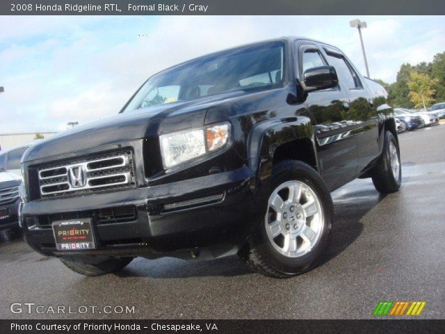 2008 Honda Ridgeline RTL in Formal Black