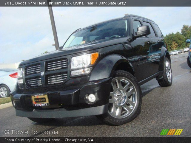 2011 Dodge Nitro Heat in Brilliant Black Crystal Pearl