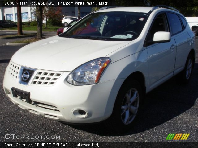 2008 Nissan Rogue SL AWD in Phantom White Pearl