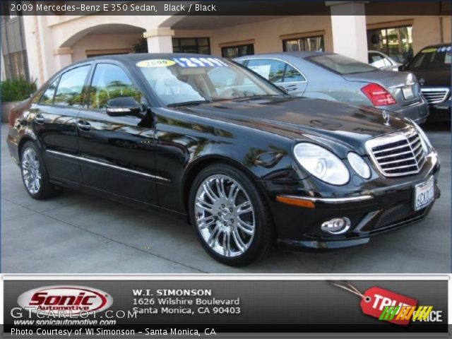 2009 Mercedes-Benz E 350 Sedan in Black