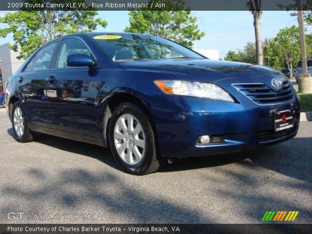 2009 Toyota Camry XLE V6 in Blue Ribbon Metallic