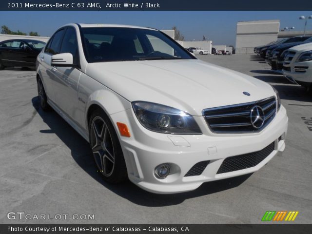 2011 Mercedes-Benz C 63 AMG in Arctic White