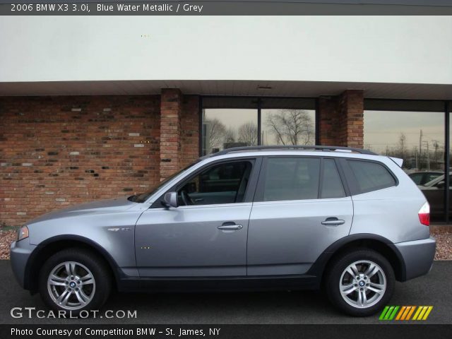 2006 BMW X3 3.0i in Blue Water Metallic