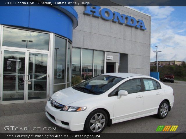 2010 Honda Civic LX Sedan in Taffeta White