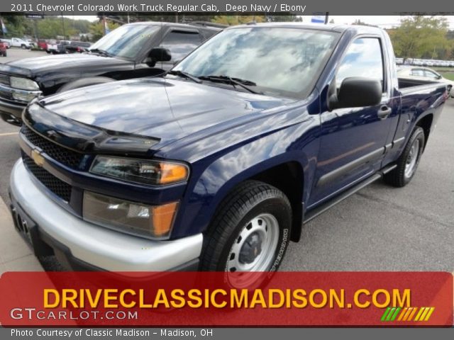 2011 Chevrolet Colorado Work Truck Regular Cab in Deep Navy