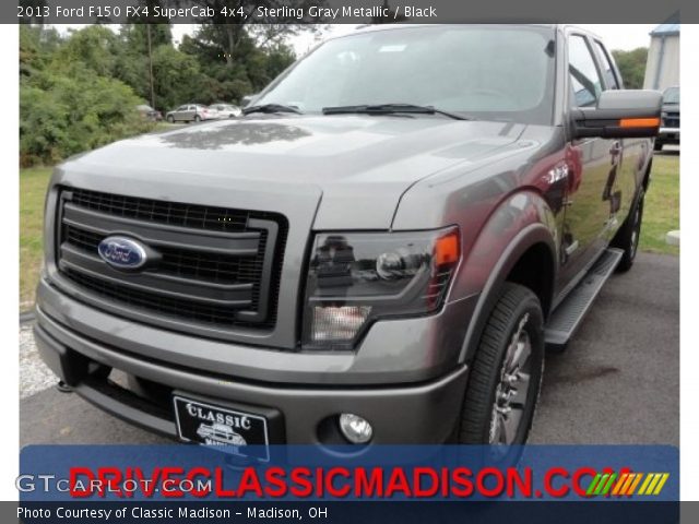 2013 Ford F150 FX4 SuperCab 4x4 in Sterling Gray Metallic