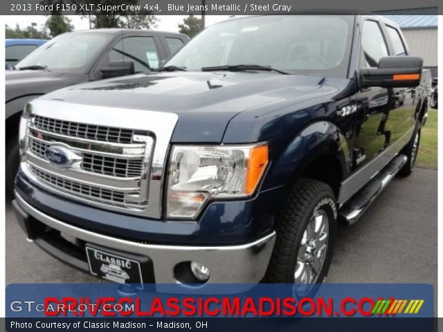 2013 Ford F150 XLT SuperCrew 4x4 in Blue Jeans Metallic