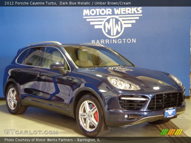 2012 Porsche Cayenne Turbo in Dark Blue Metallic