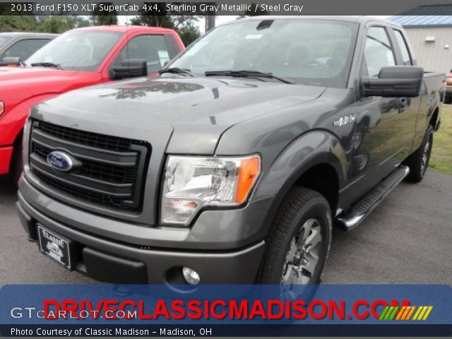 2013 Ford F150 XLT SuperCab 4x4 in Sterling Gray Metallic