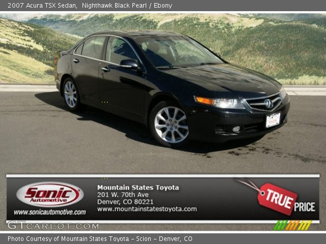 2007 Acura TSX Sedan in Nighthawk Black Pearl