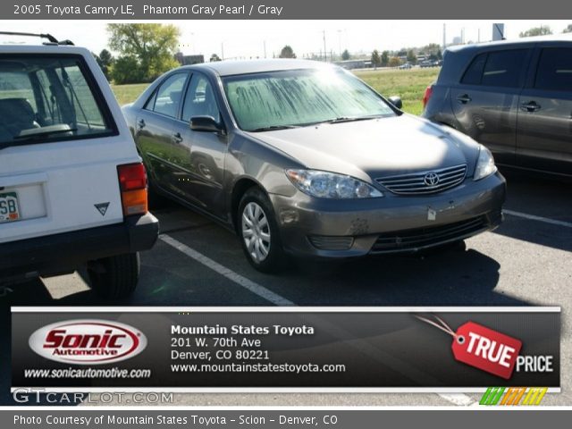 2005 Toyota Camry LE in Phantom Gray Pearl