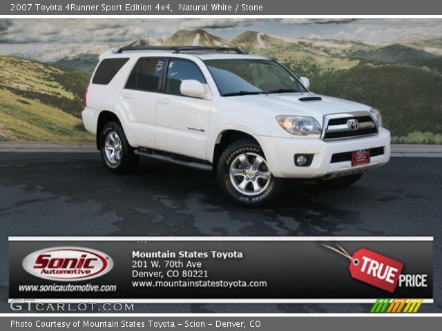 2007 Toyota 4Runner Sport Edition 4x4 in Natural White