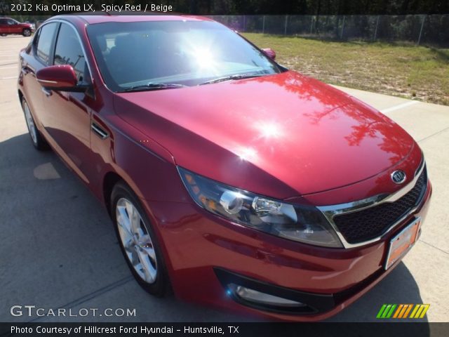 2012 Kia Optima LX in Spicy Red