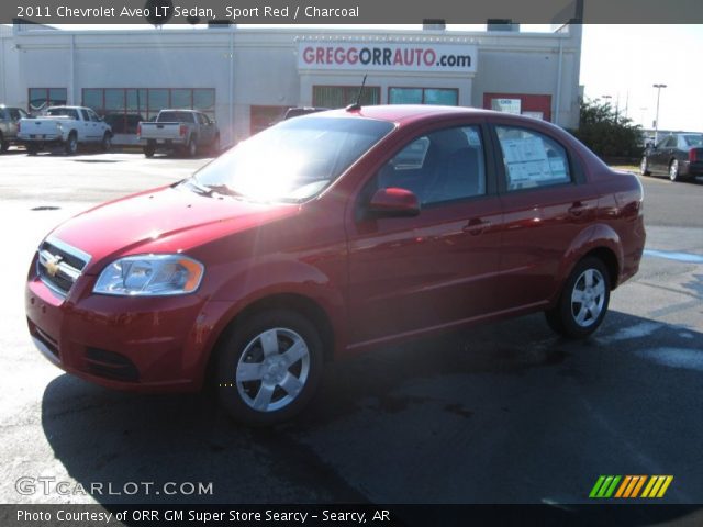 2011 Chevrolet Aveo LT Sedan in Sport Red