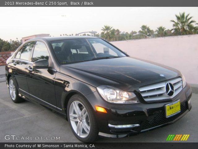 2013 Mercedes-Benz C 250 Sport in Black
