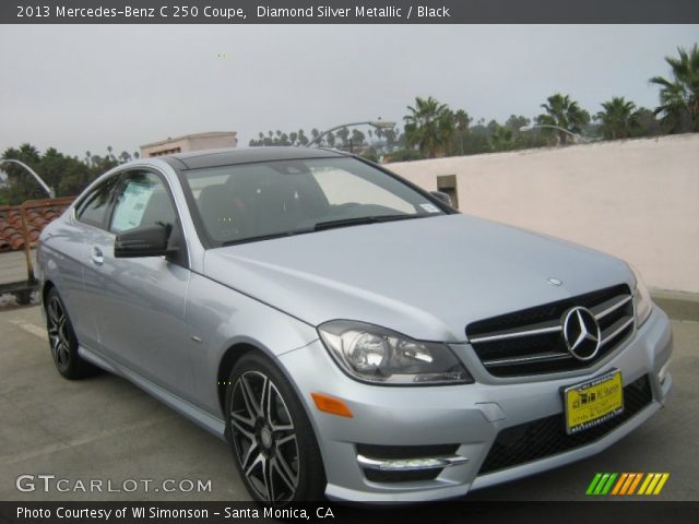 2013 Mercedes-Benz C 250 Coupe in Diamond Silver Metallic
