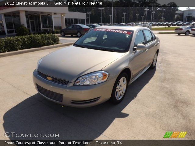 2012 Chevrolet Impala LT in Gold Mist Metallic