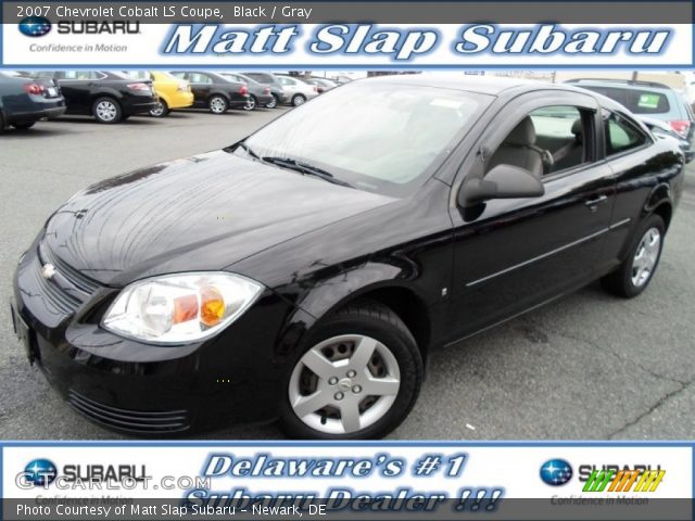 2007 Chevrolet Cobalt LS Coupe in Black