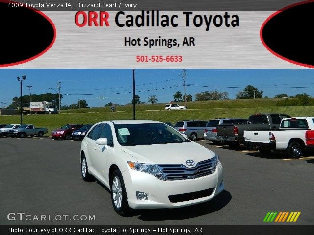 2009 Toyota Venza I4 in Blizzard Pearl