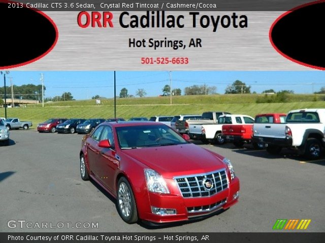 2013 Cadillac CTS 3.6 Sedan in Crystal Red Tintcoat