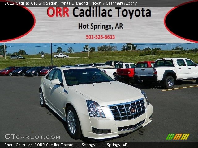 2013 Cadillac CTS 3.0 Sedan in White Diamond Tricoat