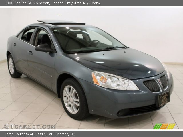 2006 Pontiac G6 V6 Sedan in Stealth Gray Metallic