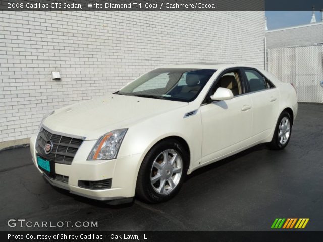 2008 Cadillac CTS Sedan in White Diamond Tri-Coat