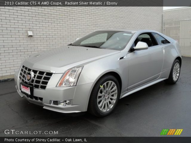 2013 Cadillac CTS 4 AWD Coupe in Radiant Silver Metallic