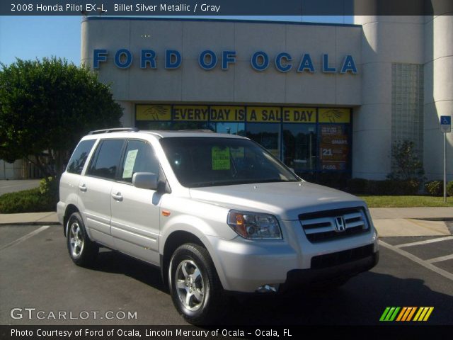 2008 Honda Pilot EX-L in Billet Silver Metallic