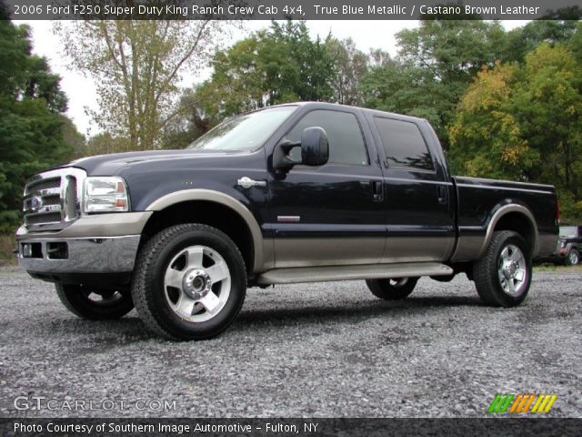 2006 Ford F250 Super Duty King Ranch Crew Cab 4x4 in True Blue Metallic