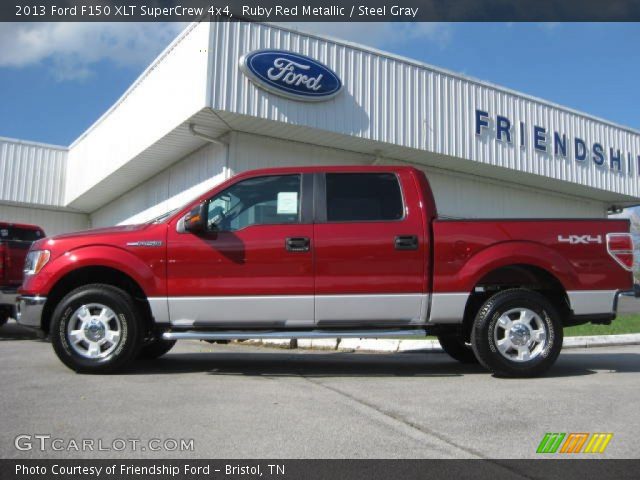 2013 Ford F150 XLT SuperCrew 4x4 in Ruby Red Metallic