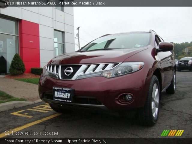 2010 Nissan Murano SL AWD in Merlot Red Metallic