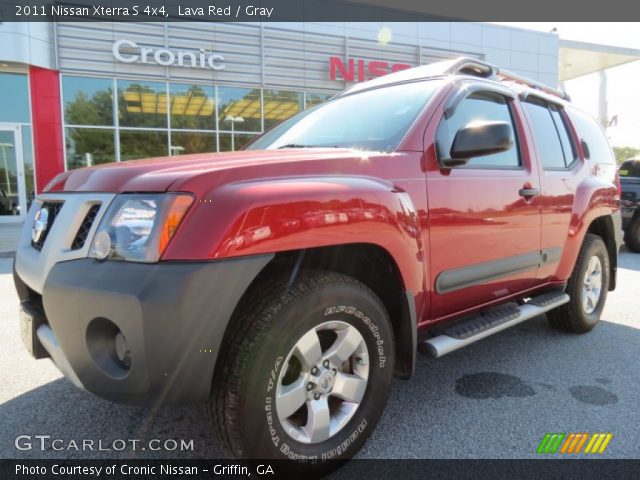 2011 Nissan Xterra S 4x4 in Lava Red