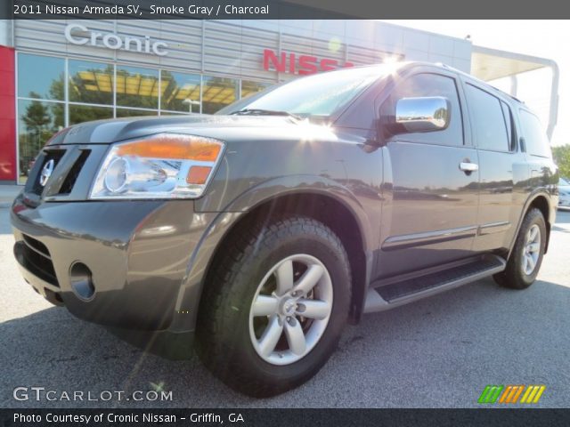 2011 Nissan Armada SV in Smoke Gray