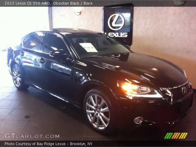 2013 Lexus GS 350 AWD in Obsidian Black