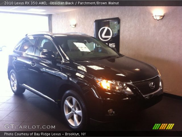 2010 Lexus RX 350 AWD in Obsidian Black