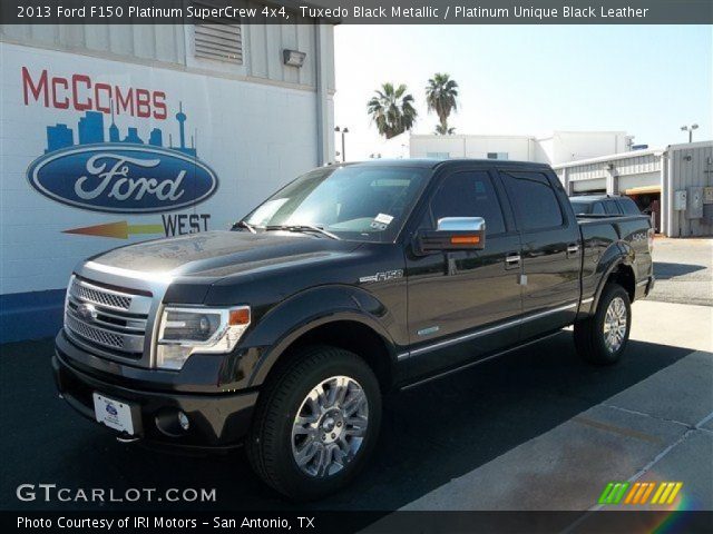 2013 Ford F150 Platinum SuperCrew 4x4 in Tuxedo Black Metallic