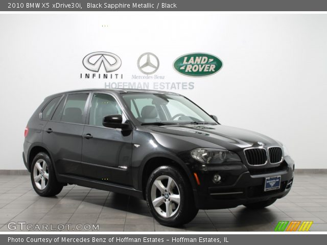 2010 BMW X5 xDrive30i in Black Sapphire Metallic