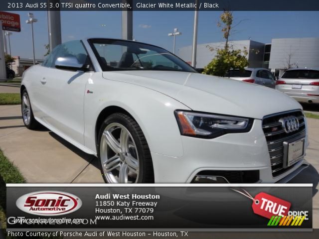 2013 Audi S5 3.0 TFSI quattro Convertible in Glacier White Metallic