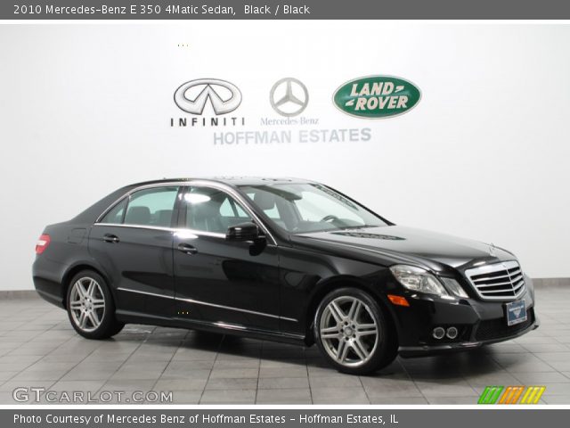 2010 Mercedes-Benz E 350 4Matic Sedan in Black